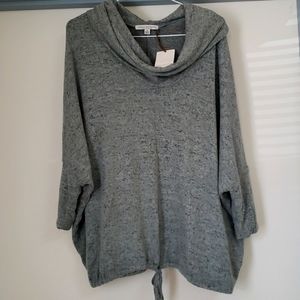 Oversized off the shoulder sweater